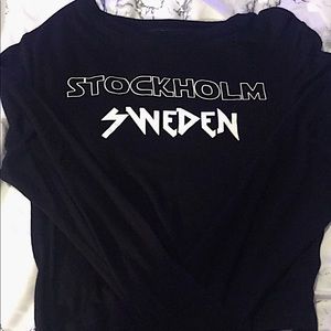 NWOT Forever 21 Stockholm Sweden Croptop